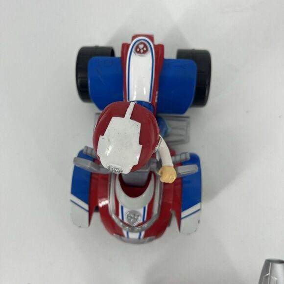 Paw Patrol Deluxe Vehicle Lot of 4 Chase Rocky Skye Ryder Action Figures Toy Set - Picture 6 of 15